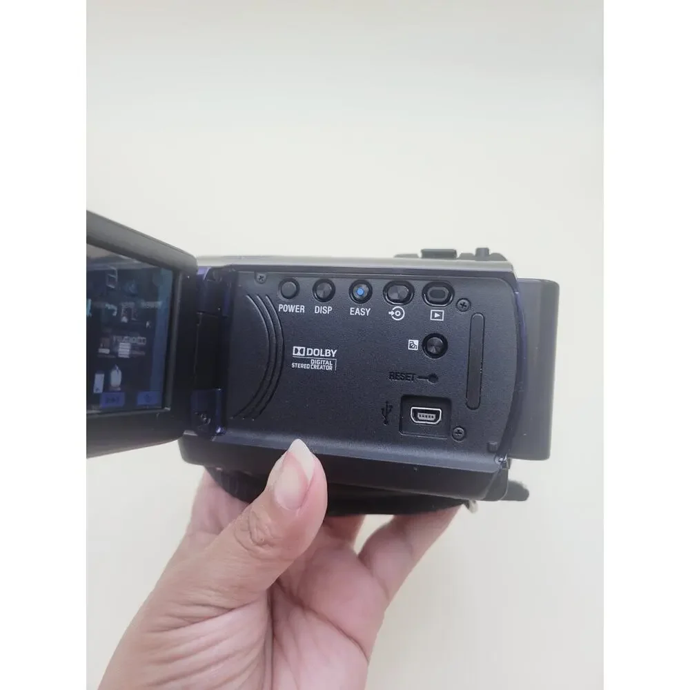 BLUE Sony Handycam DCR-SR47 60GB Video Digital Camcorder W/ Batteries AC Adapter